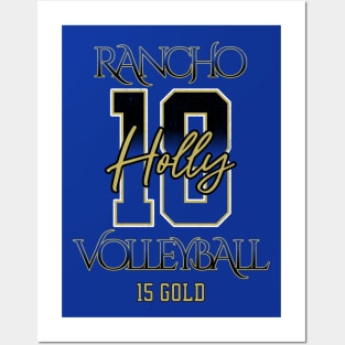 Holly #18 Rancho VB (15 Gold) - Blue Posters and Art